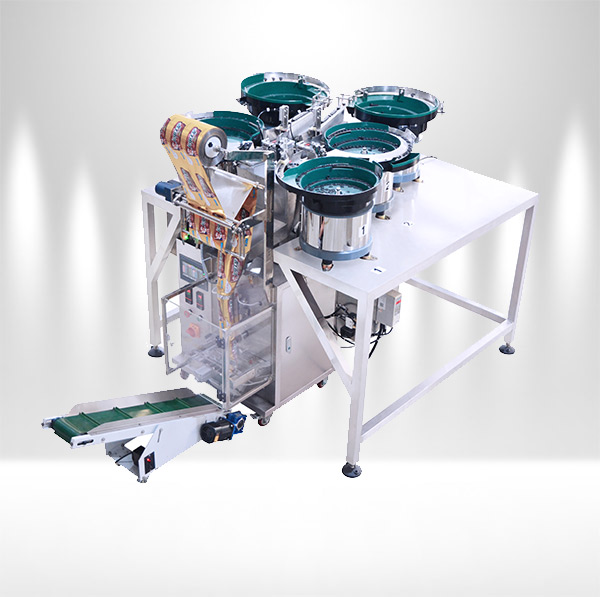 MK-LS5 五盤玩具,電器五金螺絲配件包裝機